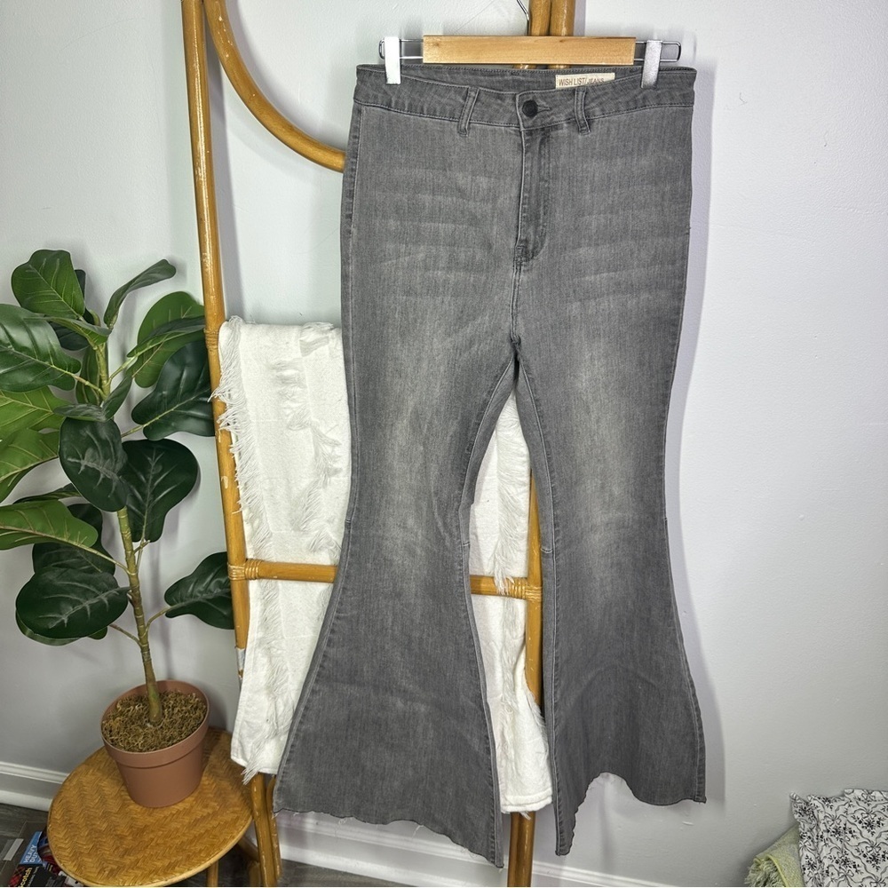 Wishlist Grey Bell Bottoms sz L